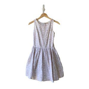 Alaia Fit-&-Flare Embossed Dress